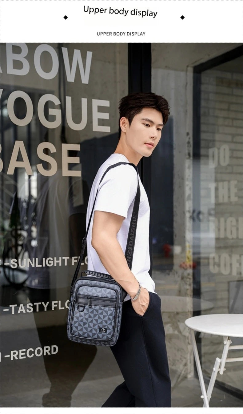 Luxury Brand Business Backpack New Men Bag High Quality Crossbody Bag Man's Handbag Shoulder Bag Multi-Functional Men Travel Bag