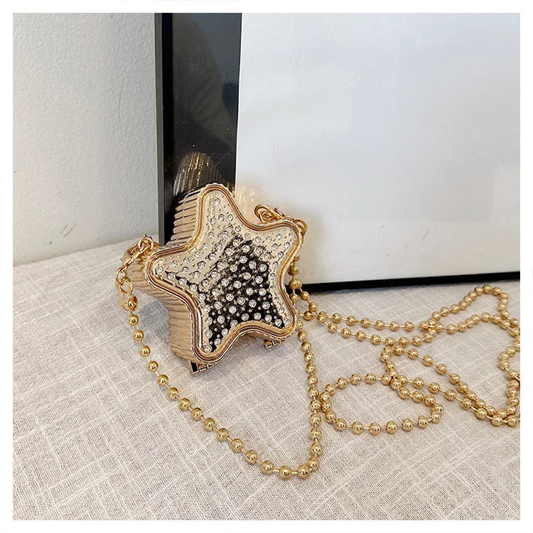 Premium Niche Mini Box Bag - 2025 Women's Star Design, Chain Shoulder & Messenger Style