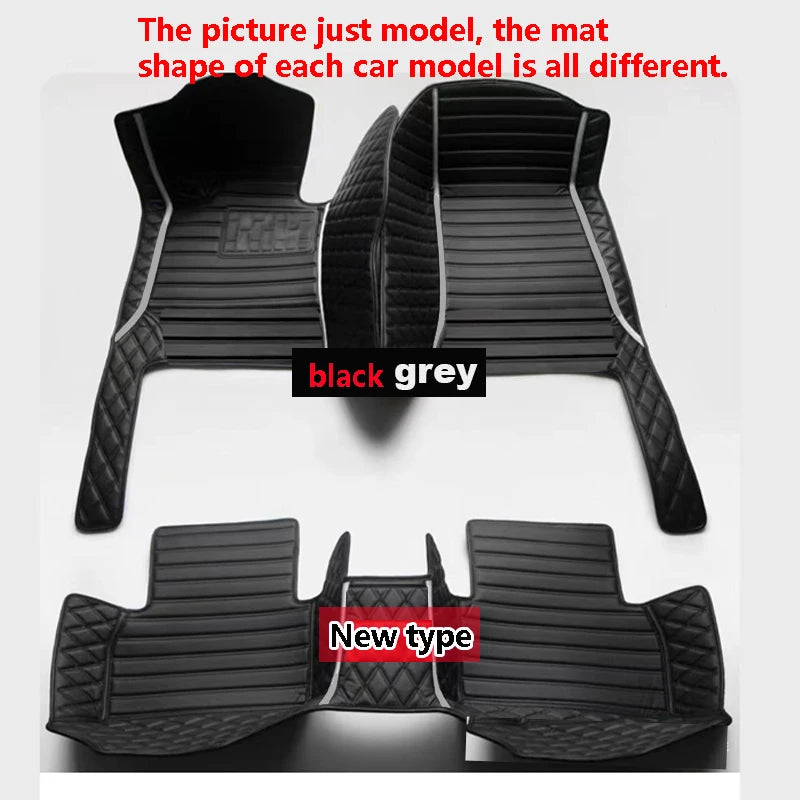 Car Floor Mats For Ford F-150 F150 F 150 4 Doors 2021 2020 2019 2018 2017 2016 2015 Interior Accessories Carpets Auto Styling