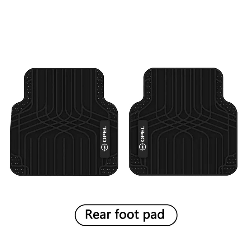Car Floor Mat Full Set Non-Slip Auto Carpet Waterproof All-Weather For Opel Astra Insignia Corsa Zafira Meriva Mokka Vivaro H J