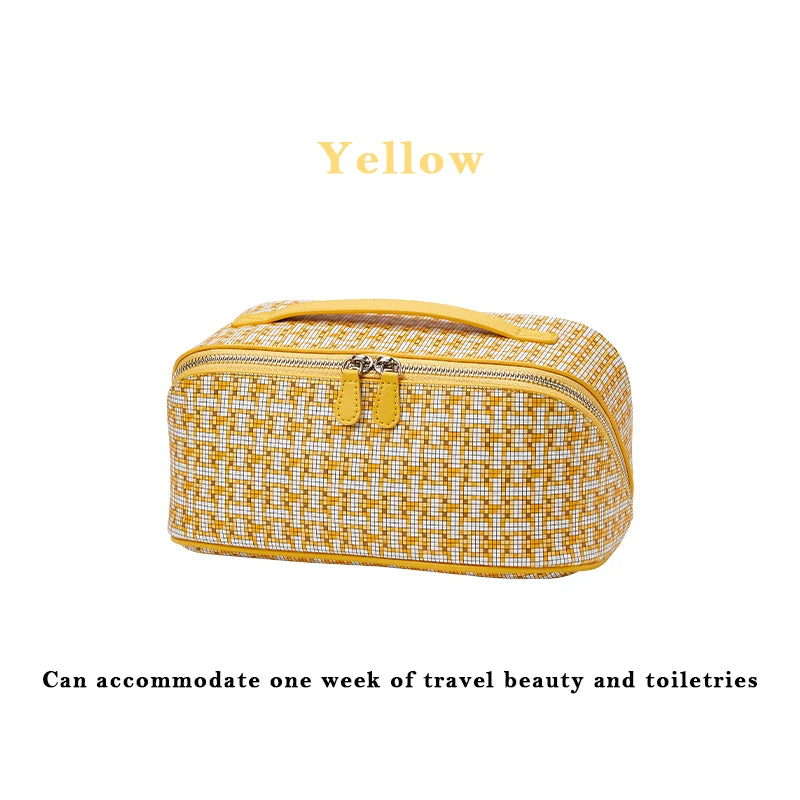 Makeup bag for women 2025 new high-end light luxury high-end large capacity portable travel storage bag bag accessories