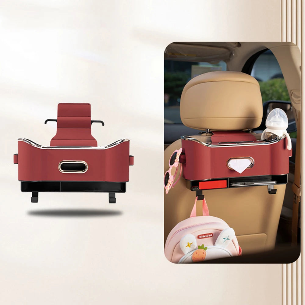 Car Seat Organiser Storage Box Multi-Pocket Car Back Seats Storage Bag Interior Accessories For Sundries Snack Drink Cup Holder