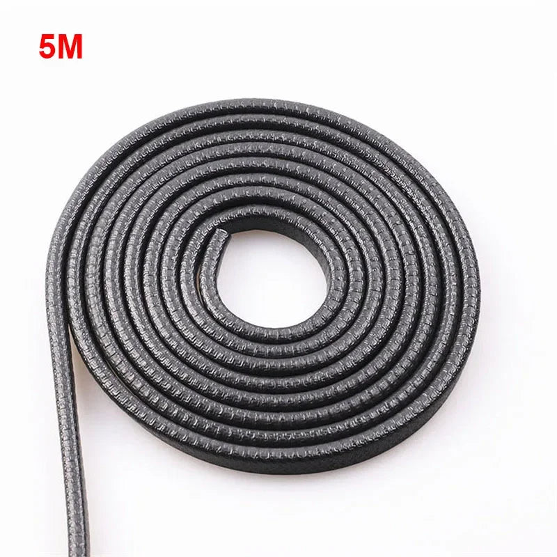 Car Door Protector Edge  With Steel CarstylingScratch Strip Guard Trim Automobile Door Noise reduction Anti Collision Protection
