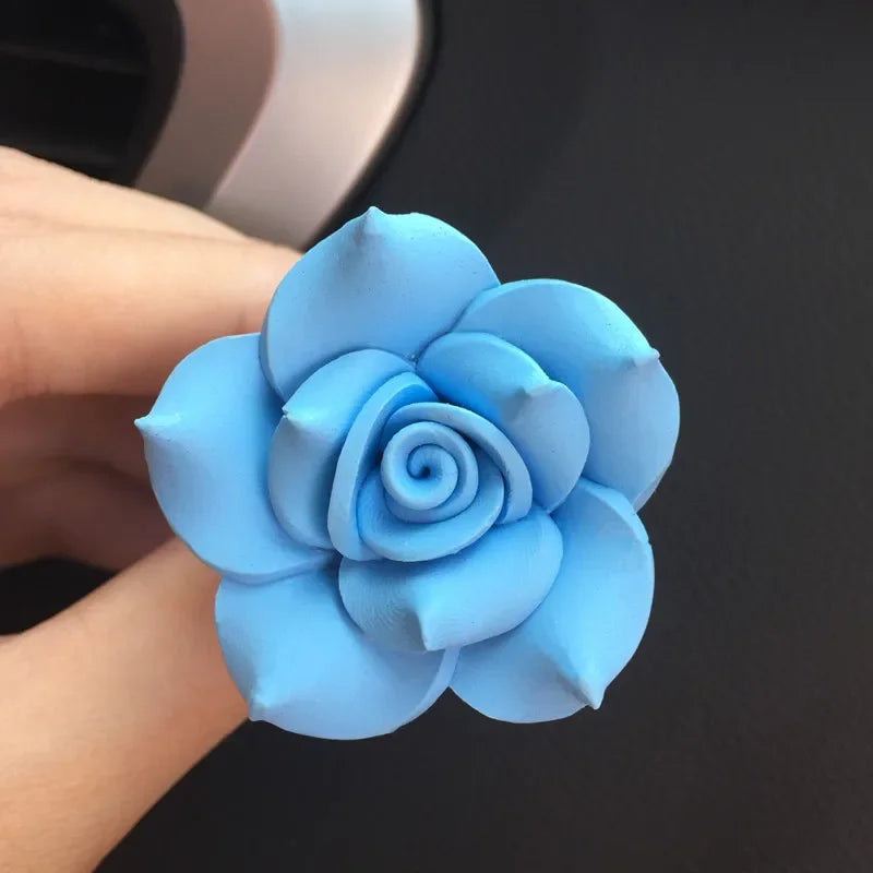 Flower Car Decor Clip Car Air Outlet Fragrant Perfume Clip Car Aroma Diffuser Air Freshener Auto Air Conditioning Clip Accessory
