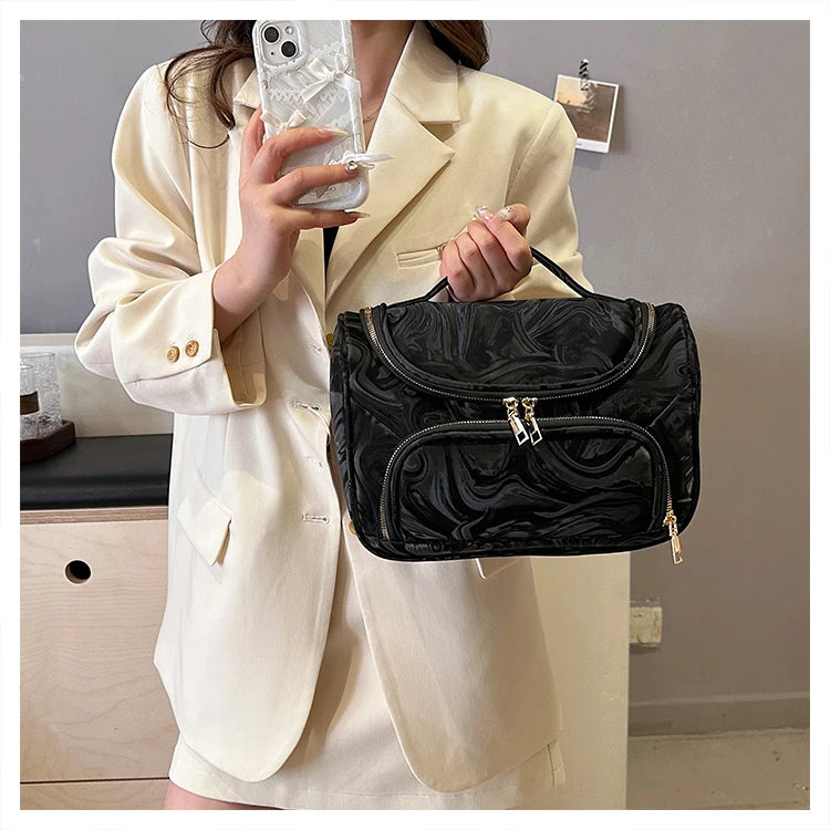 2025 New Luxury Portable Makeup Bag Cosmetics Storage Cases Large Capacity Organizer Travel Toiletry Wash Bag Multifunction Bags