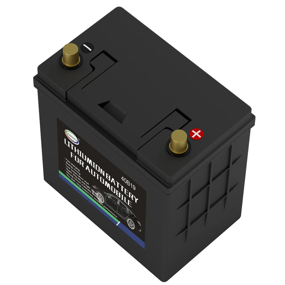 40B19 Car Battery 12.8V 20Ah CCA680 Car Starting Lifepo4 Battery Lithium Iron Phosphate Maintenance Free For Starting Automobile