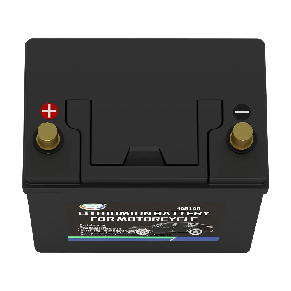 40B19 Car Battery 12.8V 20Ah CCA680 Car Starting Lifepo4 Battery Lithium Iron Phosphate Maintenance Free For Starting Automobile
