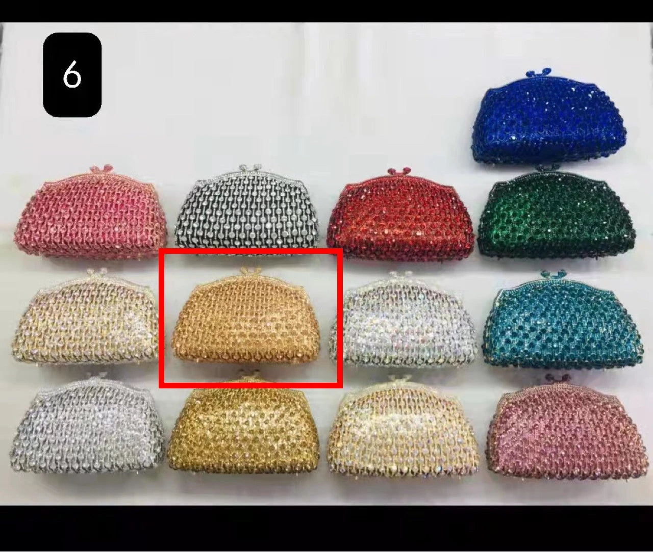 Women Pink Gold Silver Red Green Blue Purple Clutches Wedding Bridal Crystal Bag Banquet Hollow Purse Diamond Party Gala Handbag