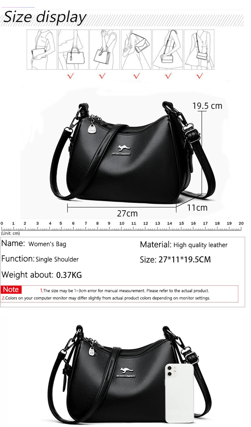 Luxury Designer Ladies Handbags New High Quality Leather Shoulder Bag For Women Female Retro And Minimalist Crossbody Bags Purse