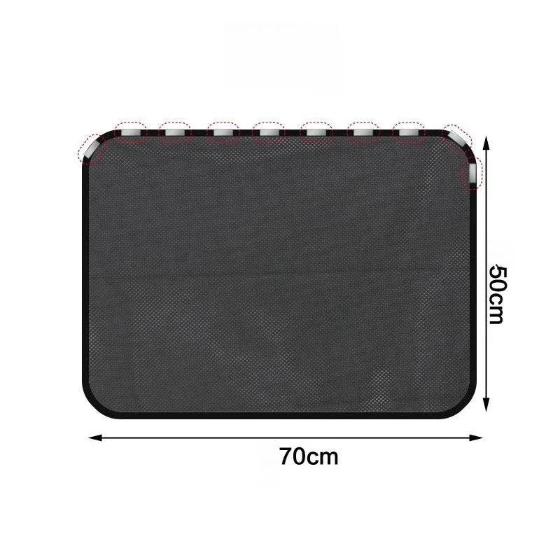 Magnetic Side Window Sunshade Sun Shade for Car Window Double Thickness Auto Windshield Sunshade Curtain Universal