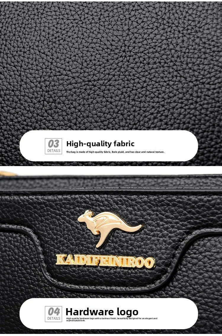 Fashionable Urban Women's Crossbody Bag Single Shoulder Bag Small Square Bag Stylish Mom Bag PU Material Medium Size Zipper O...