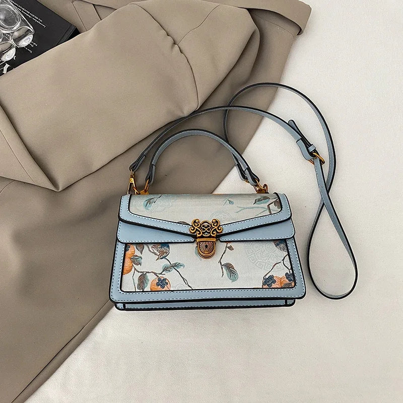 Luxury Handbags Famous Brand Women Bags Designer Lady Small Printing Crossbody Bags Pu Leather Women Shoulder Handbags