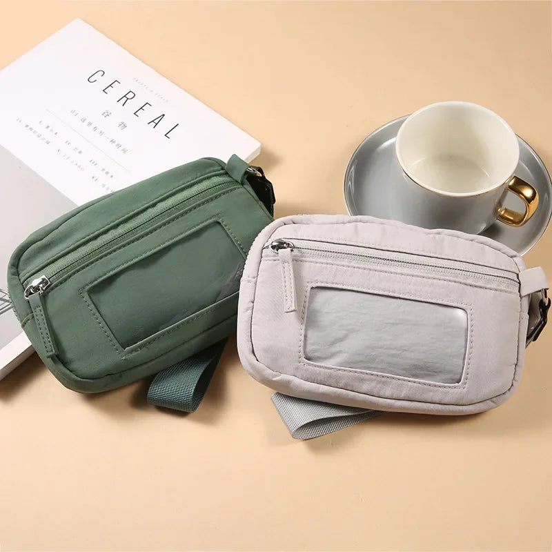 New Multi-Functional Waist Bag with Wrist Strap Handheld Diagonal Crossbody Outdoor Sports Polyester Waterproof Chest Bag