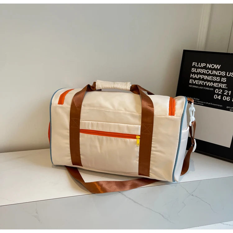 Travel Bag, Duffel Bag Cosmetics Bag, Professional Fitness Bag, Yoga Swimming Training Backpack, Satchel Shoulder Crossbody Tote Bag, Suitable for Men and Women