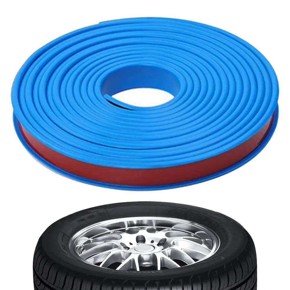 Wheel Rim Protector 9.8 Ft Portable Wheel Protection Trim Car Rim Guards Decorative Automotive Rim Protector Wheel Protector