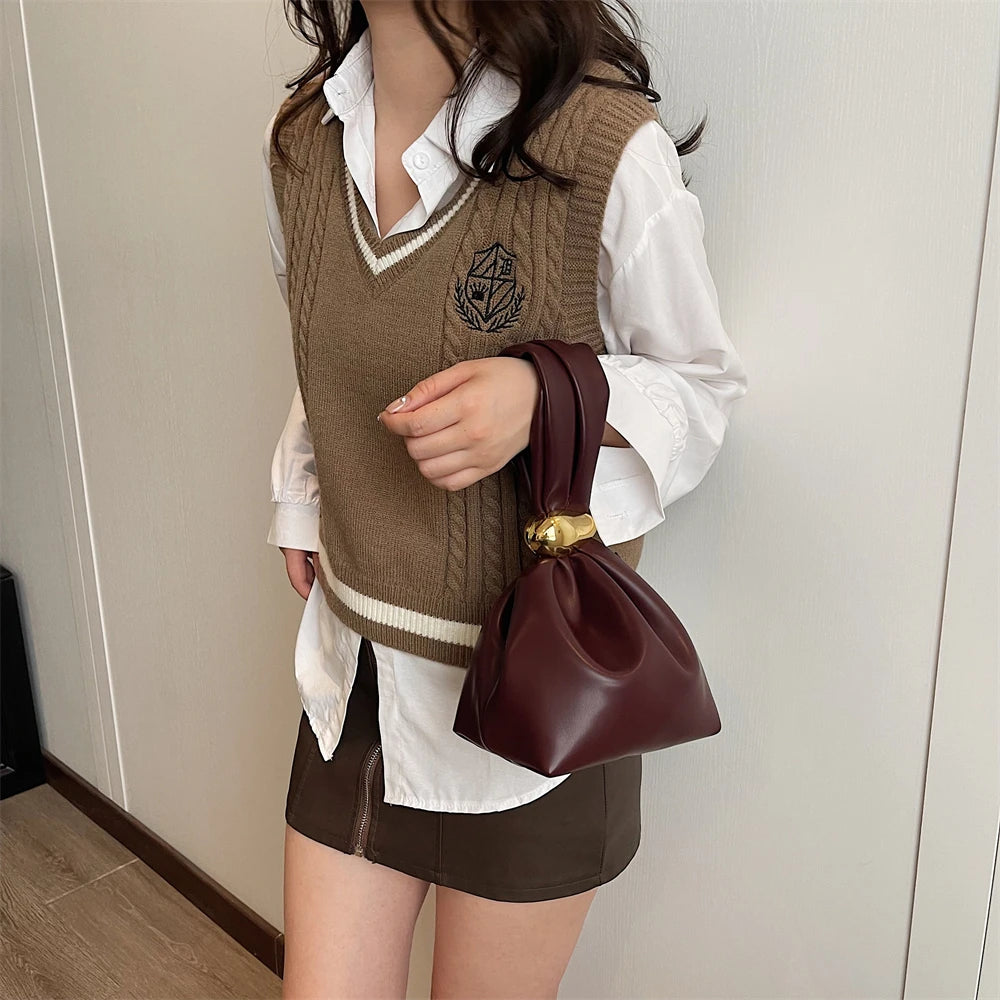 MOODS Elegant Evening Bags For Women 2024 Luxury Designer Purses And Handbags Soft PU Leather Wedding Dinner Party Clutch Purse