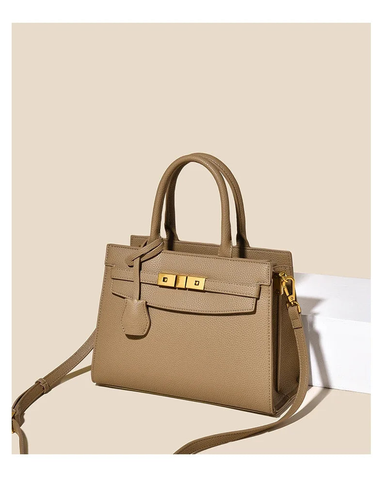 Classic Elegant Ladies Shoulder Bag From Luxury Brand In Premium Leather Famous Designer Popular Messenger