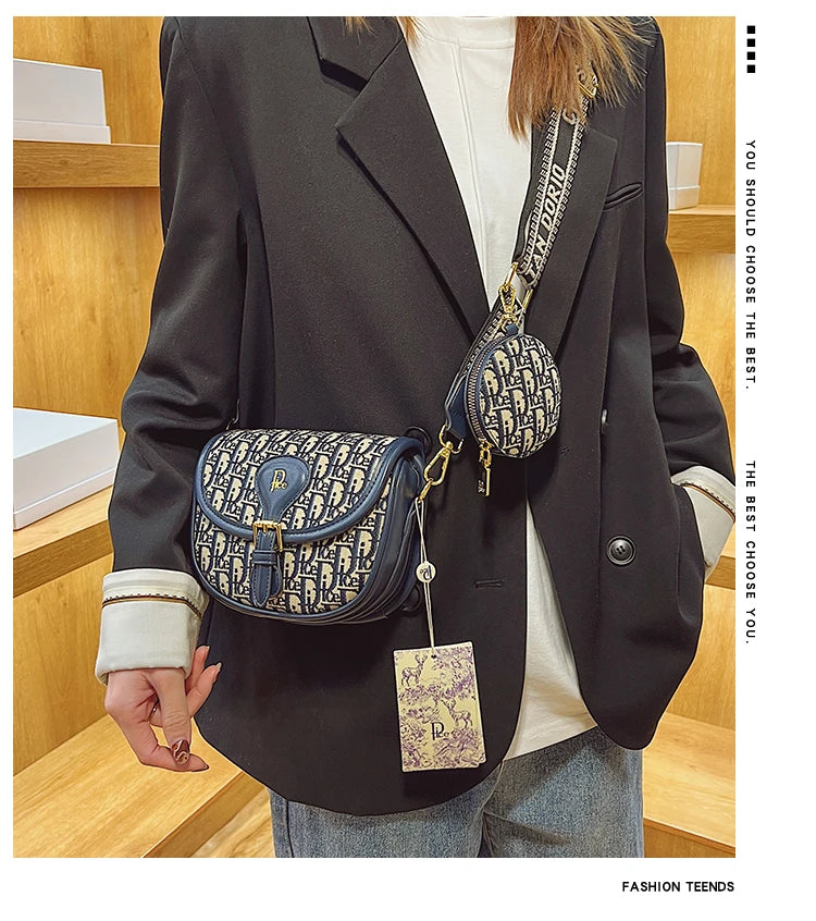 Luxury Brand Ladies Messenger Bag, Durable Leather Shoulder Bag For Professionals, Famous Designer Handbag