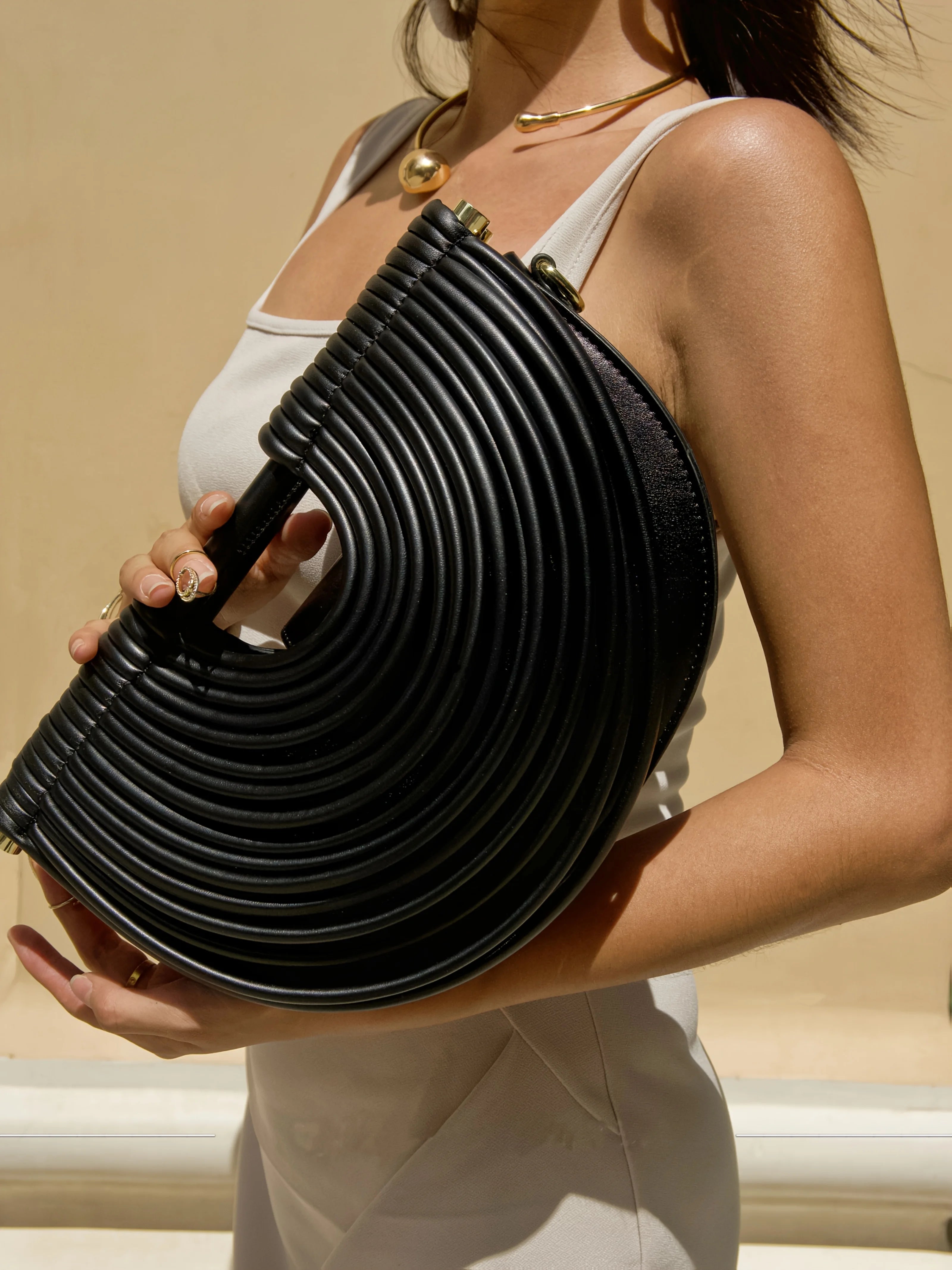 Handbags for Women 2025 New Gold Luxury Designer Brand Handwoven Noodle Bags Half Round Pulled Hobo Silver Evening Clutch Chic