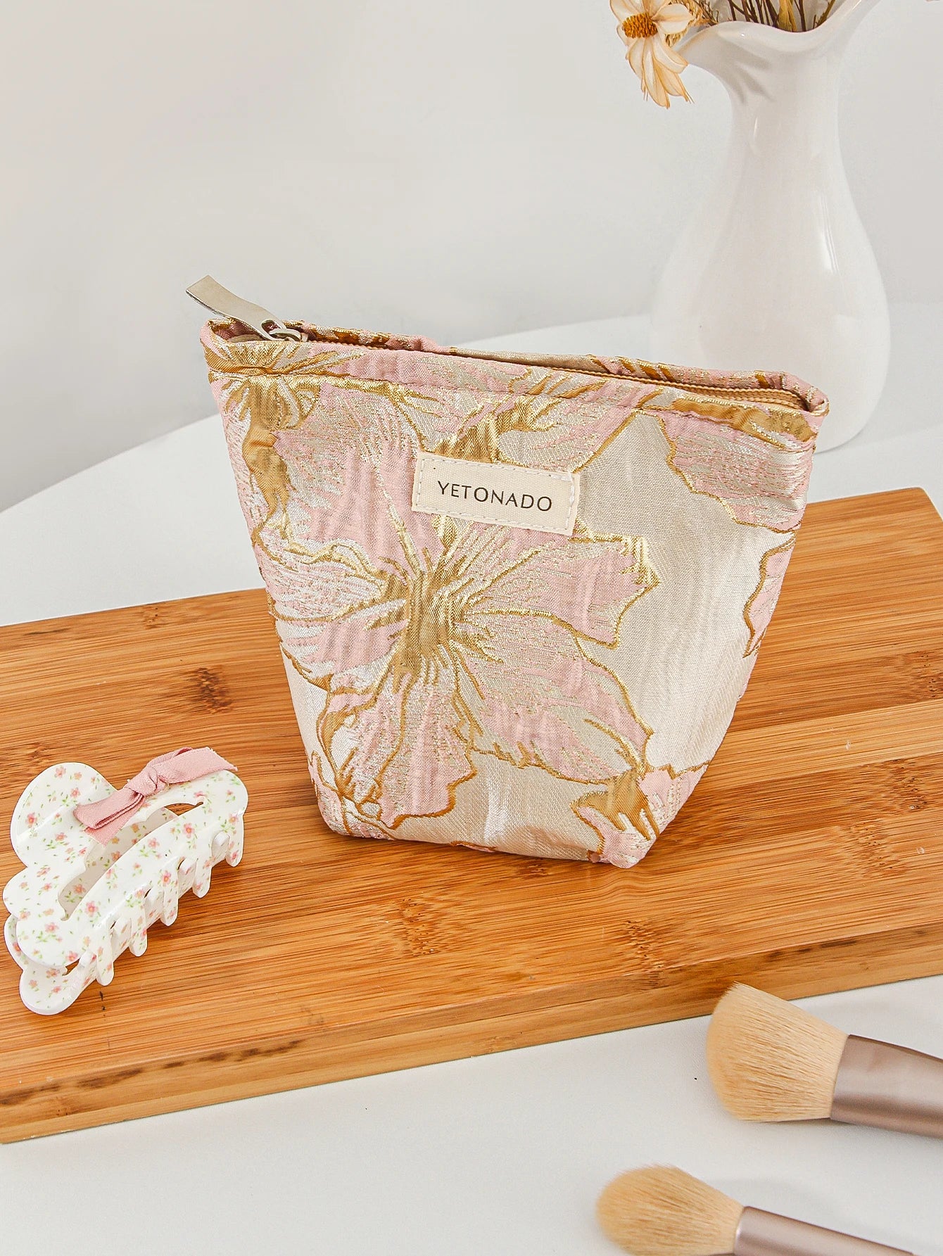 1pc/Set Makeup Bag Cosmetic Bag Skincare Bag Toiletry Bag Make Up Bag Makeup Bags Mom's Gift Birthday Gift Travel Essentials