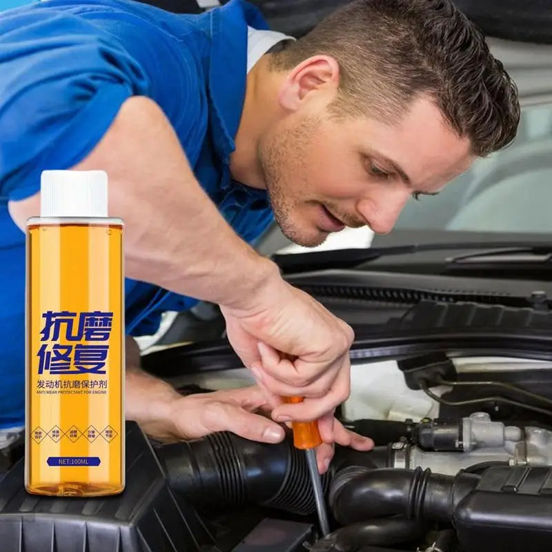 100ml Engine Anti-Wear Protective Oil Safe And Gentle Vehicle Care Noise Reduction Anti-Wear Repair Oil Engine Repair Additive