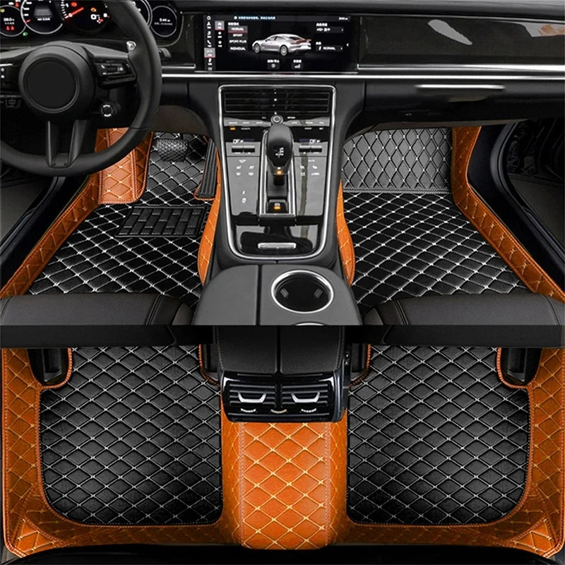 Car Floor Mats For Ford Fiesta Mk6 Mark VI Mk7 WS WT WZ 2009~2016 Anti-dirt Pads Car Carpet Non-slip Auto Rug Car Accessories