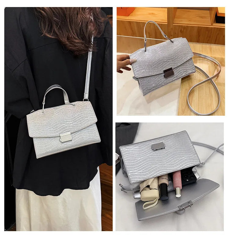 ‌2025 New Luxury Handbag - Crossbody/Shoulder Purse, Premium Leather Square Bag for Women, Stylish & Versatile Daily Accessory