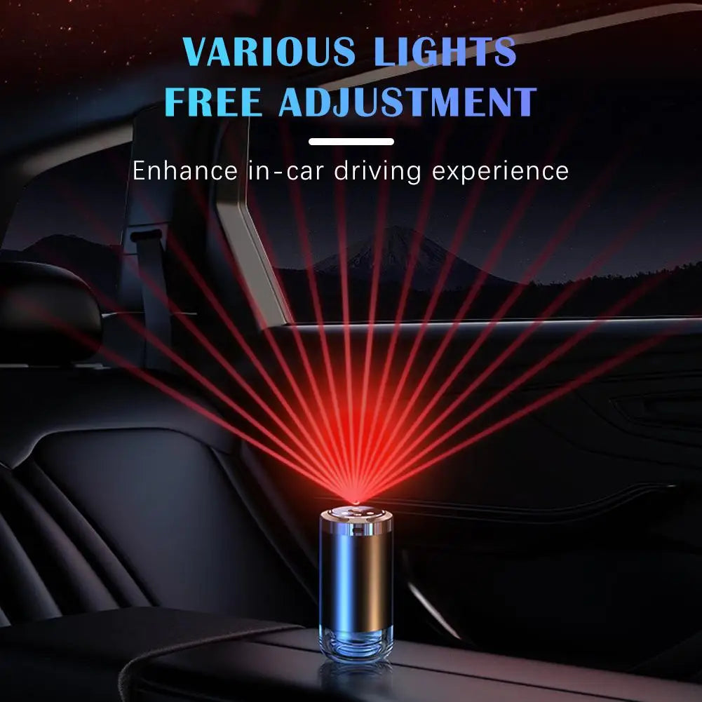 Car Diffuser Humidifier Car Air Freshener Multi-Function Aromatherapy LED Light USB Charger Essential Oil Diffuser Accessories