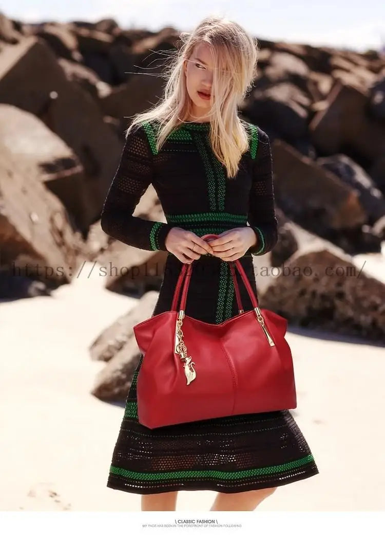 Faionable Casual Tote Bag Big oulder Bags for Women Modern Neutral Sle with Zipper Closure PU Leather Dumpling ape