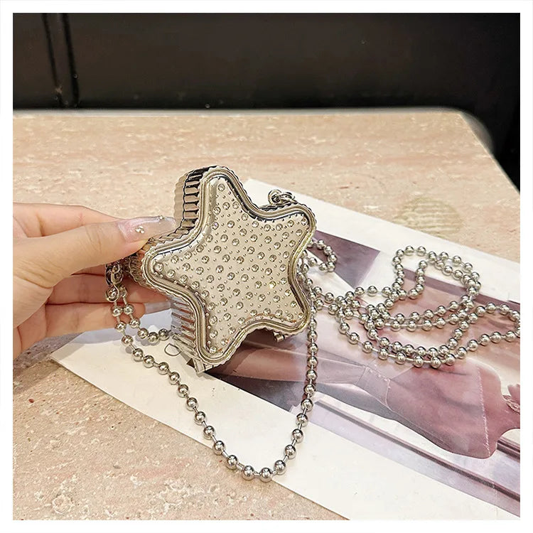 Premium Niche Mini Box Bag - 2025 Women's Star Design, Chain Shoulder & Messenger Style