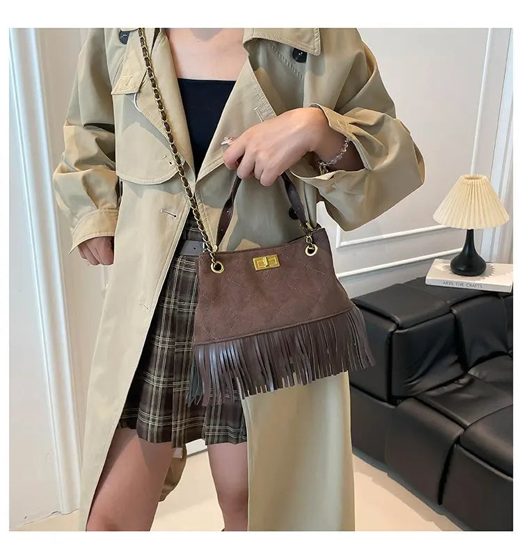 Elegant Crossbody Handbag Luxury Leather Women's Bag Famous Designer Classic Paris Premium Detail Commuter Bag