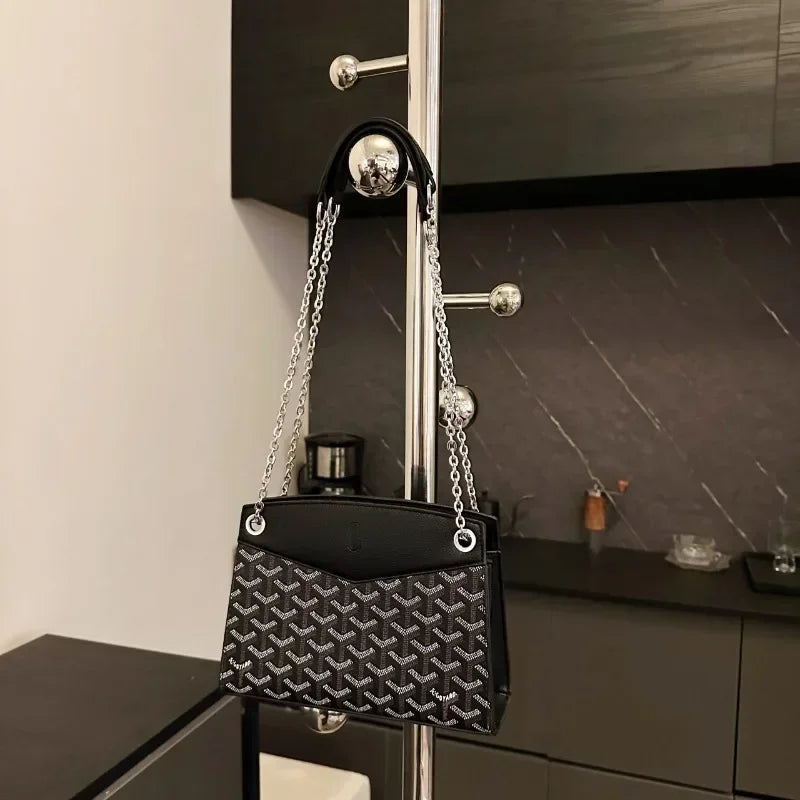 2025 Luxury Leather Women's Crossbody Commuter Bag - Classic Brand Design, Large Capacity for Work/Office + Free Shipping