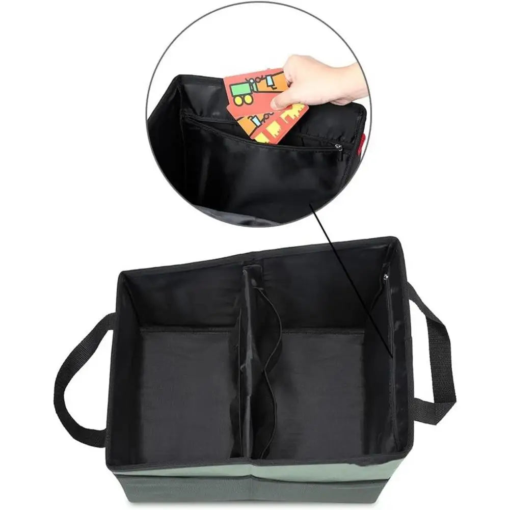 Car Seat Organizer, Foldable Car Storage Organizer Rear Seat Large Storage Bag  For Car SUV Truck Truck Travel Accessories