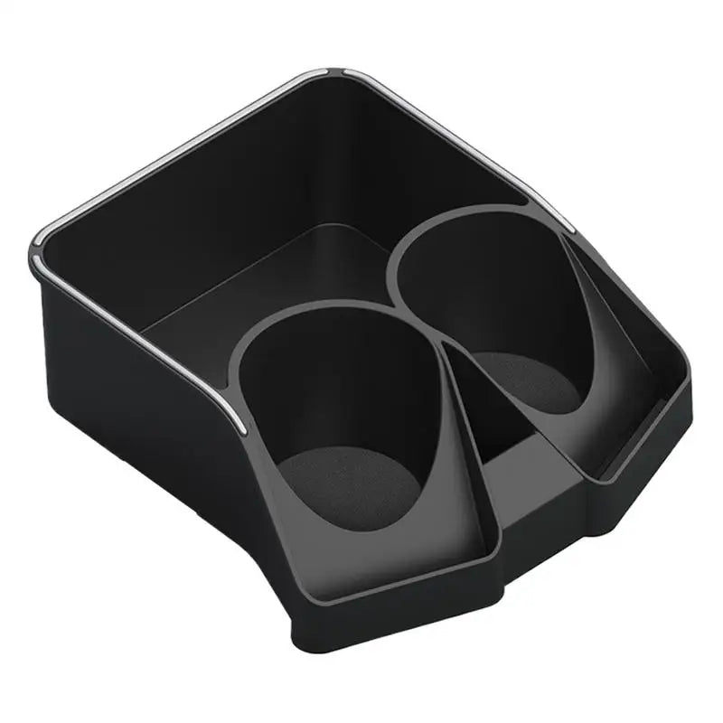 Car Console Storage Organizer Car Seat Organizer With Double Cup Holders Car Seat Storage Wear-Resistant Console Storage