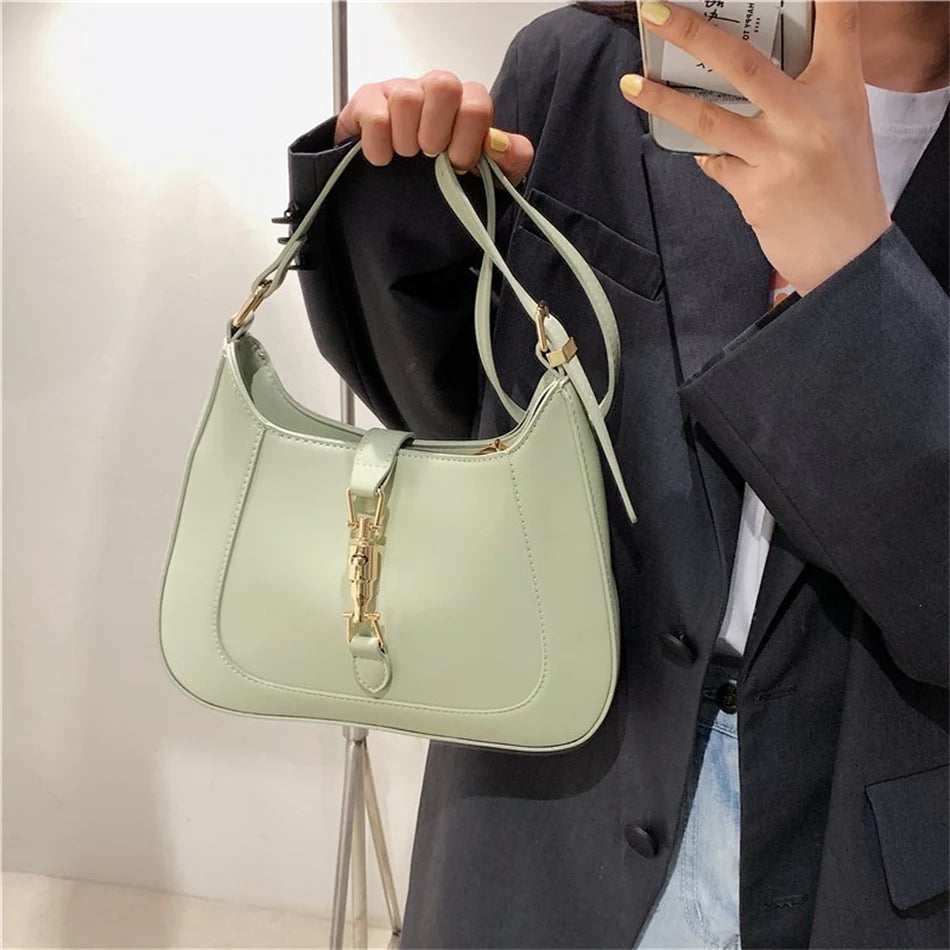 Luxury Brand Purses and Handbag Top End Quality Designer Leather Shoulder Crossbody Bag for Women 2022 Fashion Underarm Girl Sac