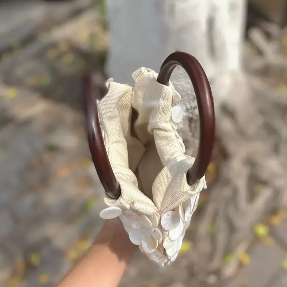 2025 Spring Summer New Women's Ethereal Tote Bag Exclusive Niche Design Elegant Handheld Purse for Daily Use Bags for Women