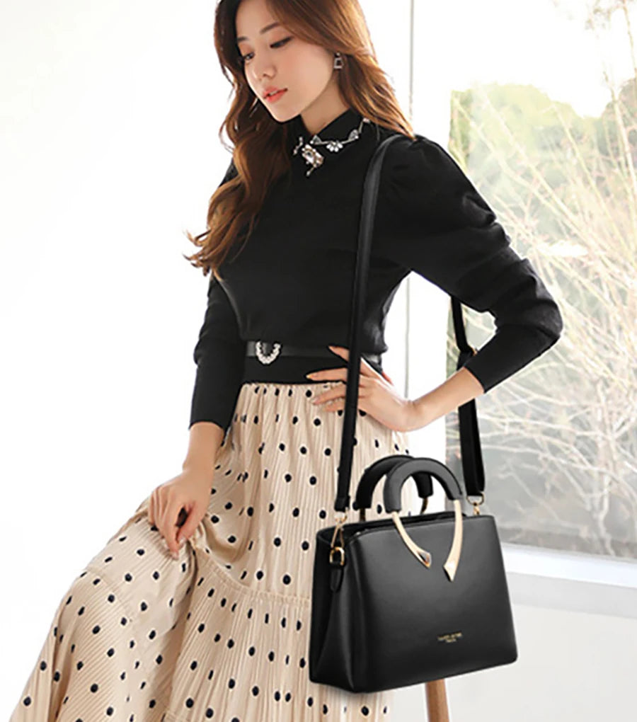 Luxury Handbags Womens Bags Designer 3 Layers Soft Leather Shoulder Crossbody Sac Ladies Large Capacity Shopping Messenger Totes