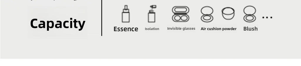 Makeup bag for women 2025 new high-end light luxury high-end large capacity portable travel storage bag bag accessories