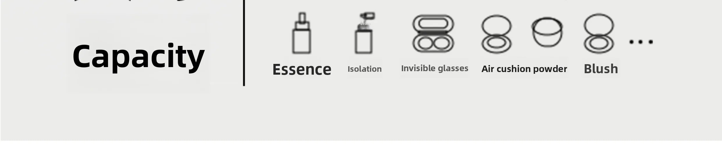 Makeup bag for women 2025 new high-end light luxury high-end large capacity portable travel storage bag bag accessories