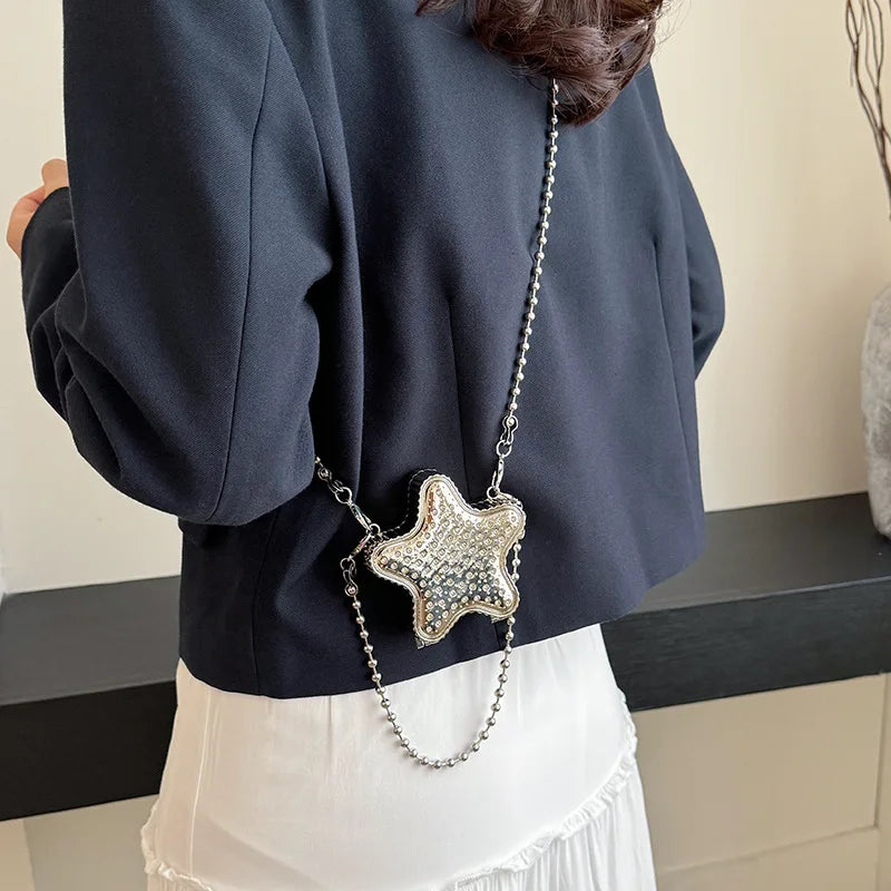 Premium Niche Mini Box Bag - 2025 Women's Star Design, Chain Shoulder & Messenger Style