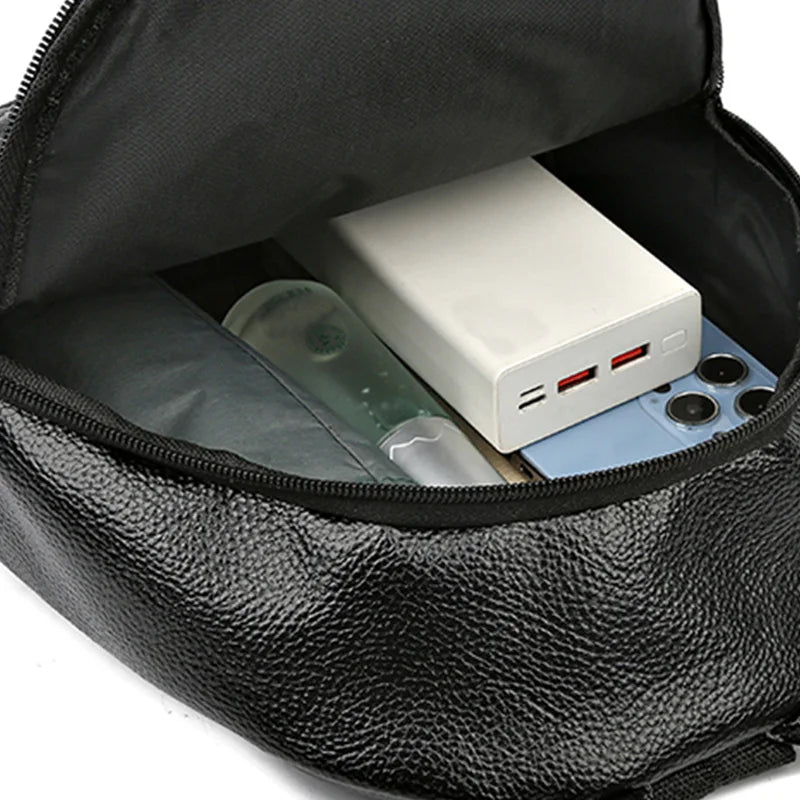 Men's and women's dual-shoulder bags, single-shoulder small bags, trendy bags, versatile and fashionable bags