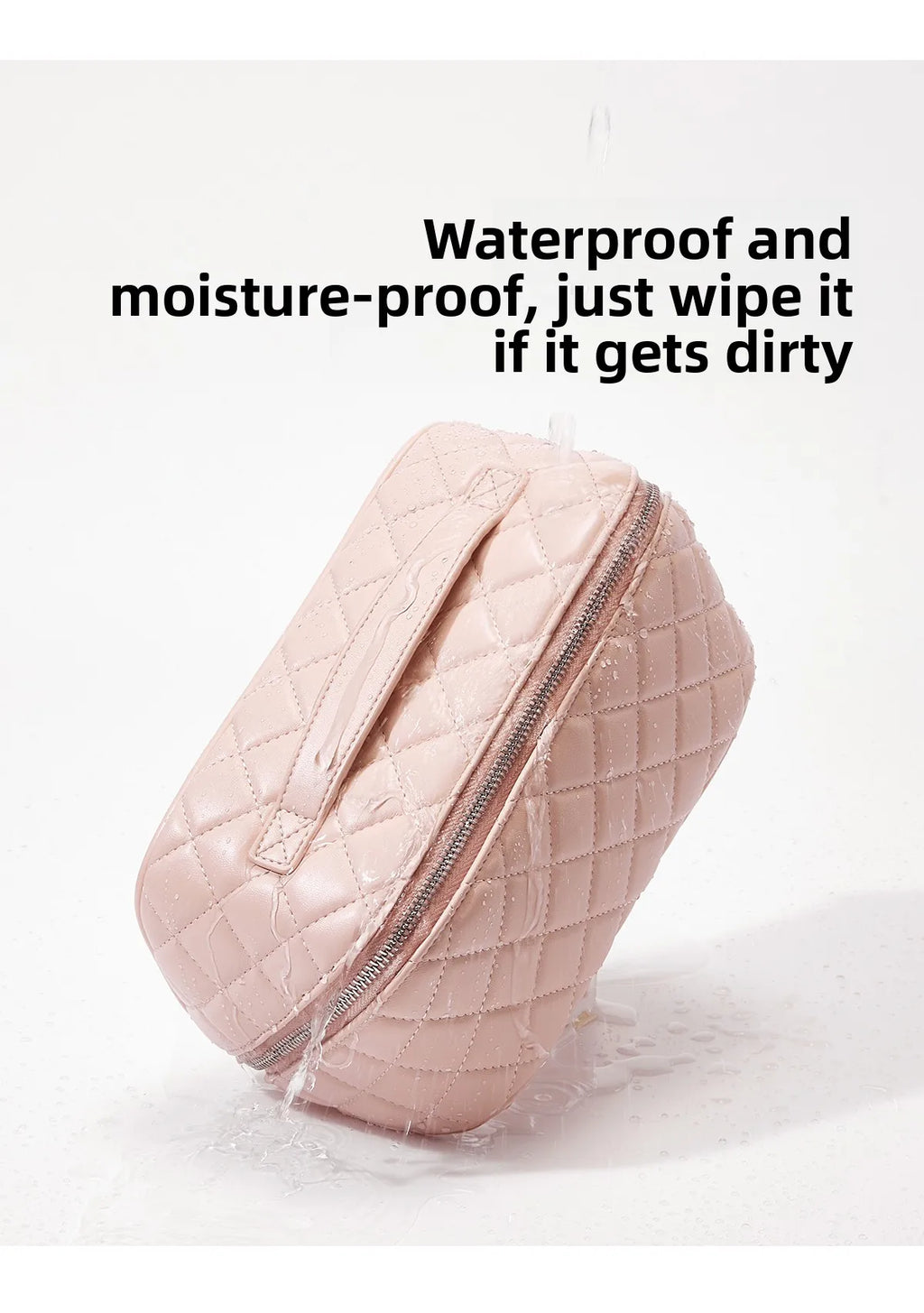 Makeup bag for women 2025 new high-end light luxury high-end large capacity portable travel storage bag bag accessories