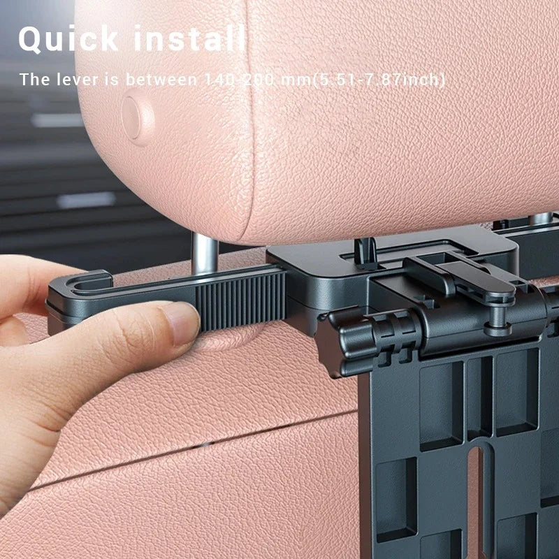 Car Back Seat Foldable Table Tray Tablet Laptop Holder Auto Seat Back Desk Tissue Box Cup Phone Holder Folding Table NEW