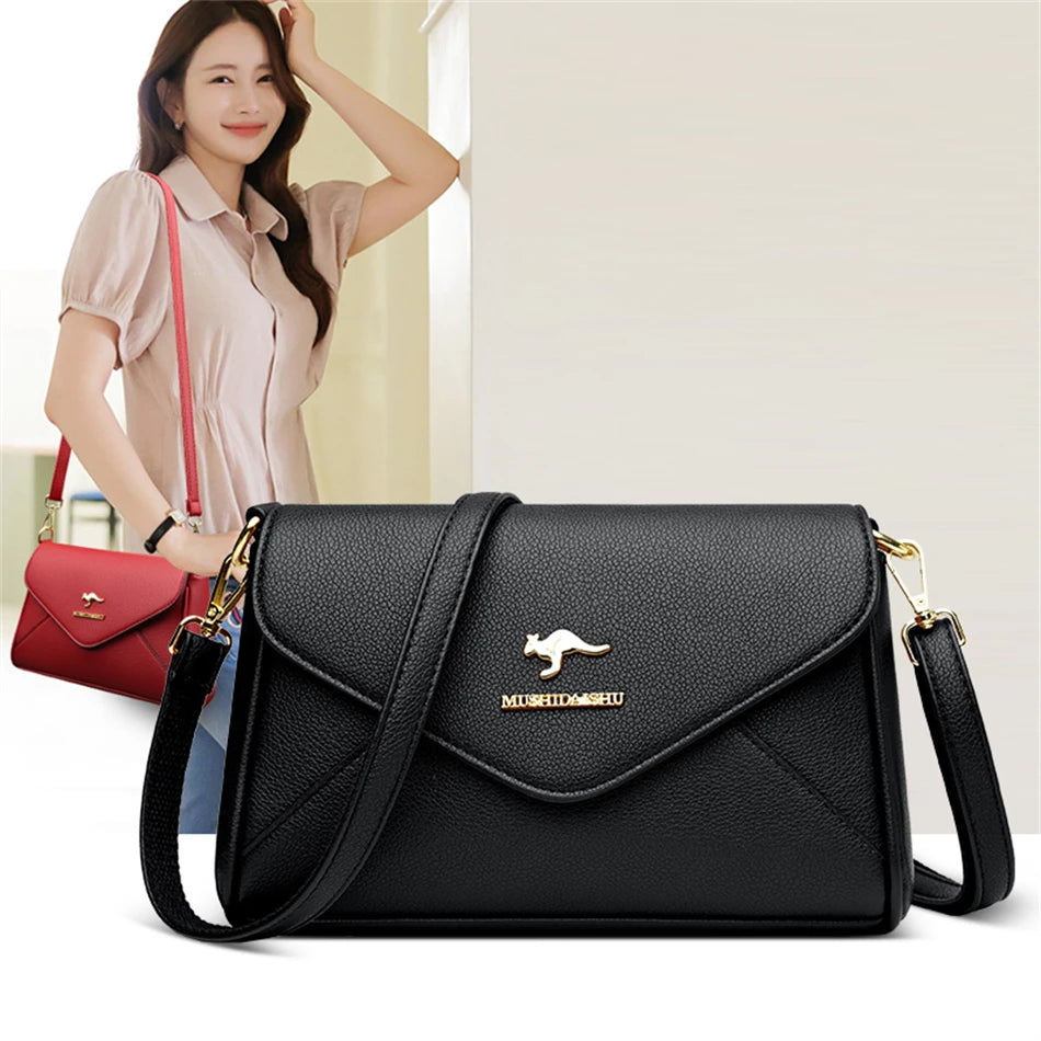 Luxury Designer Ladies Handbags High Quality Leather Shoulder Bags for Women 2024 Female Crossbody Bag Purses and Handbags Sac
