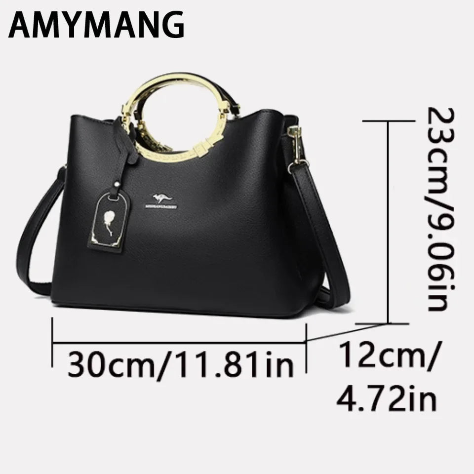 3 Layer Large Capacity Tote Bag Luxury Handbags Women Bags Designer Shoulder Bag High Quality Soft Leather Purses and Handbags