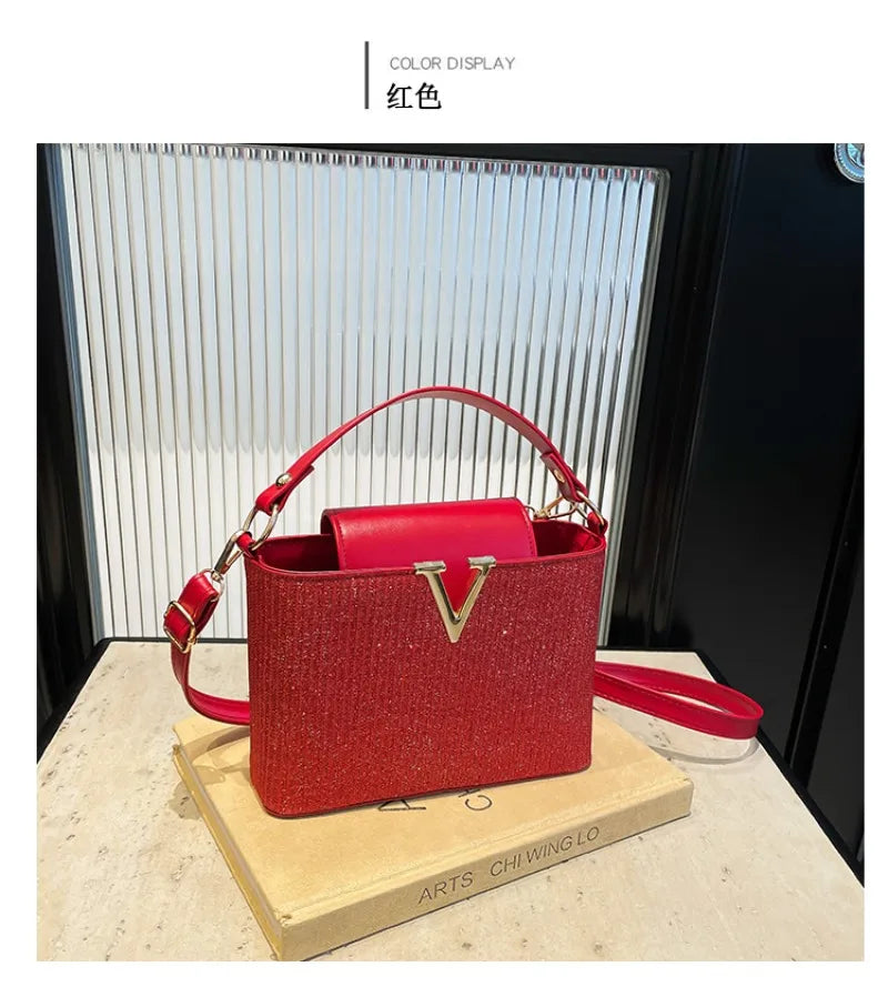 Women's Messenger Bag In High-Quality Leather Featuring Classic Elegant Design From Luxury Brand Popular Choice