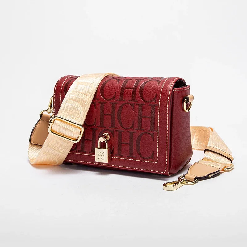 Fashionable Classic Light Luxury Letter PU Material Crossbody Bag Design Exquisite Craftsmanship Women's New Shoulder Bag