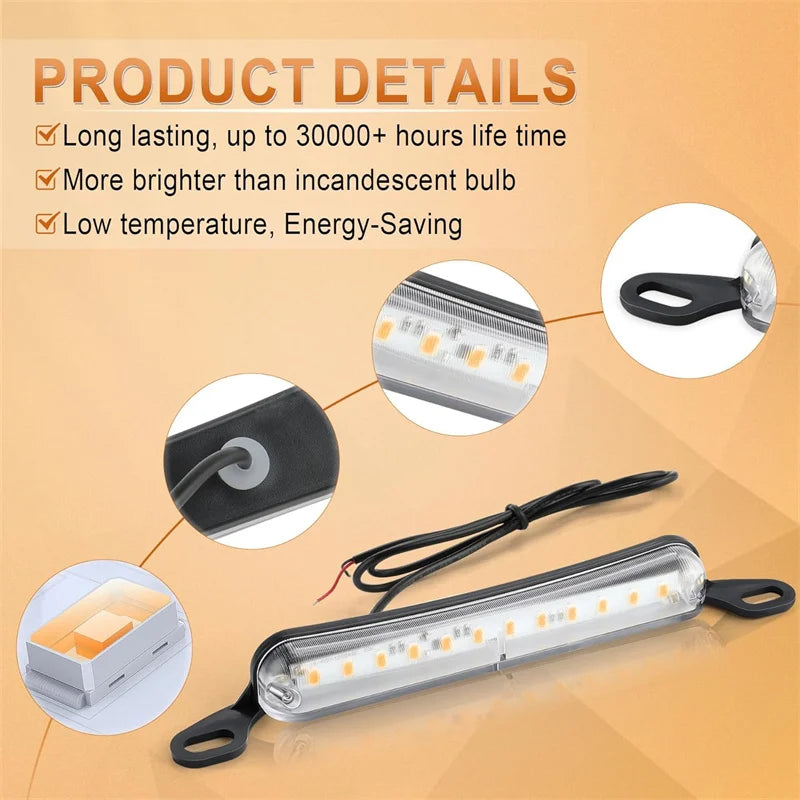 License Plate LED Light, Extremely Bright Assembly For Trailer UTV ATV Truck RV Boat