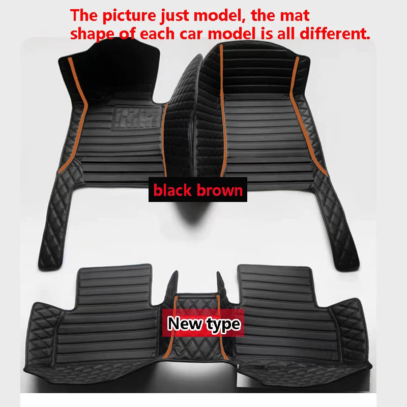 Car Floor Mats For Ford F-150 F150 F 150 4 Doors 2021 2020 2019 2018 2017 2016 2015 Interior Accessories Carpets Auto Styling