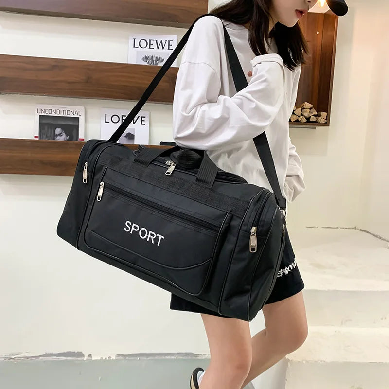 Travel Duffel Bag Carry on Luggage Bag Men Tote Large Capacity Weekender Gym Bags Sport Holdall Overnight Bag Pouches